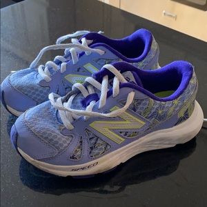 Sky blue with apple green details NB sneaker Sz 13